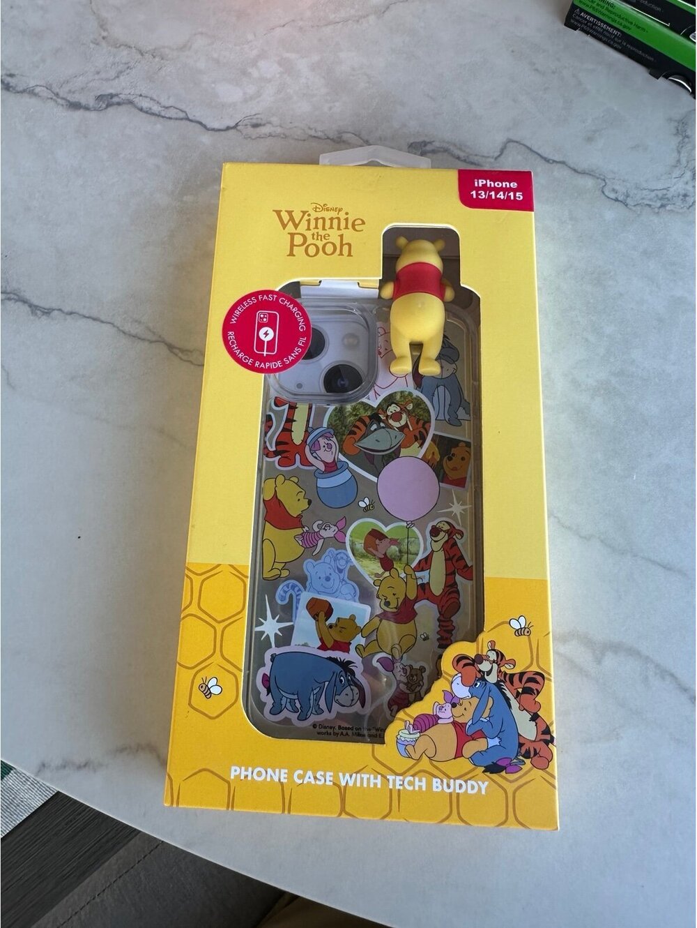 Disney Winnie the Pooh phone case for Apple iPhone 13, 14, 15.